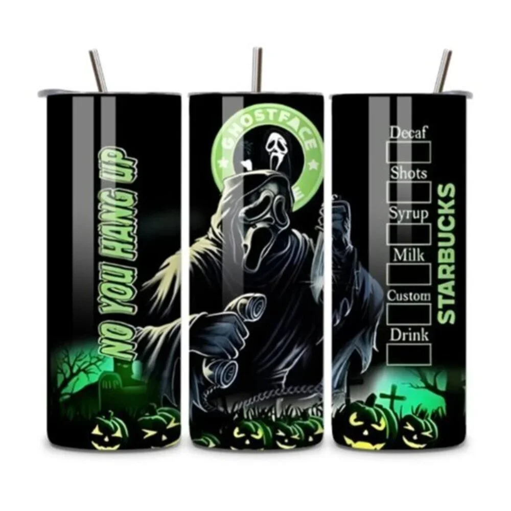 Ghostface Scream 20oz Stainless Steel Tumbler